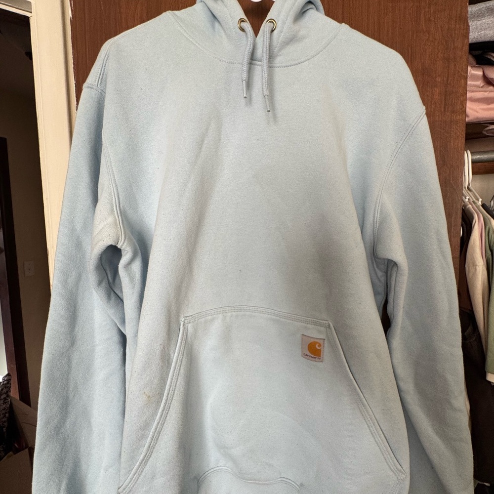 Carhartt Men's Sky Blue Hoodie
